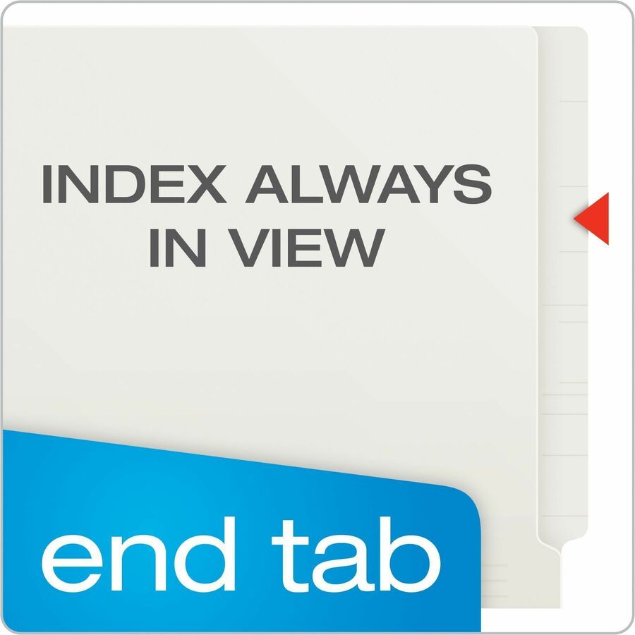 Pendaflex Letter Recycled End Tab File Folder - 98260
