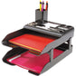 Deflecto Corporate Desk Tray Set