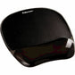 Fellowes Crystals&trade; Gel Mousepad Wrist Support Black - 9112101