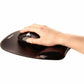 Fellowes Crystals&trade; Gel Mousepad Wrist Support Black - 9112101