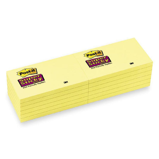 Post-it&reg; Super Sticky Adhesive Notes