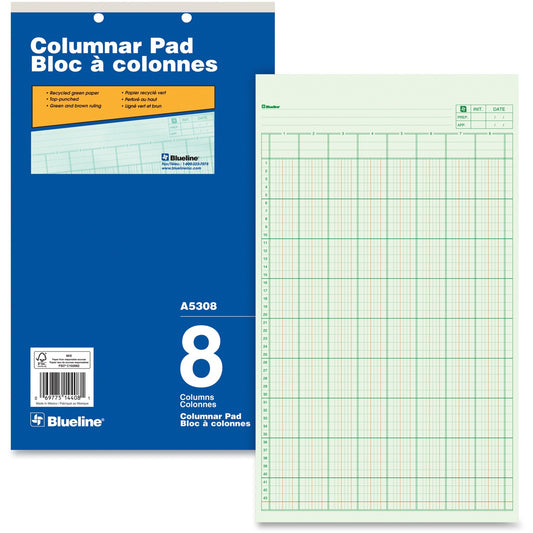 Blueline A5308 Columnar Pad