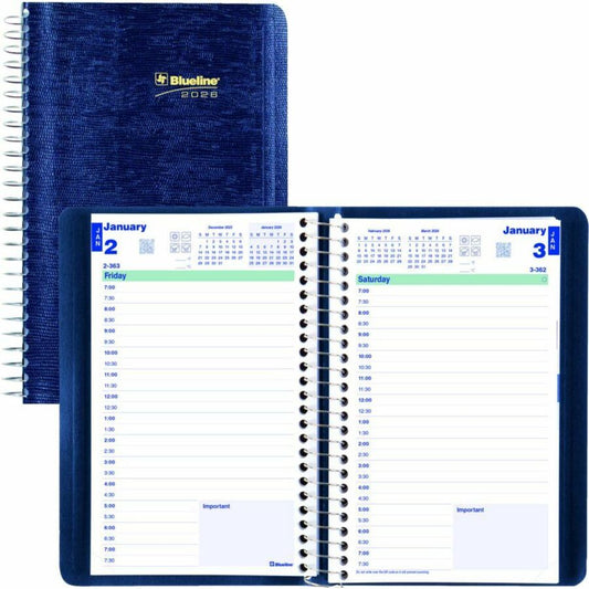 AGENDA 1D/P.SPI.ENG.8X5 BLUE