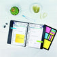 Blueline PlannerPlus Daily Planner, 8" x 5" , Bilingual, Black - C1504N81BT