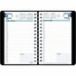 Blueline PlannerPlus Daily Planner, 8" x 5" , Bilingual, Black - C1504N81BT