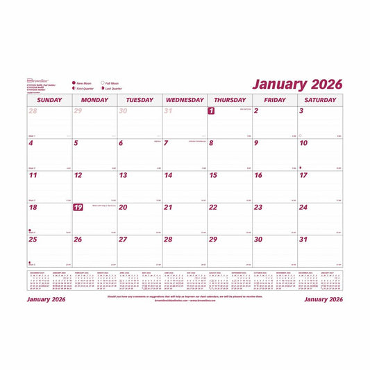 REFILL DESKPAD 1M/P. 19X24 ENG.