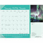 Blueline Canadian Provinces Monthly Desk Pad Calendar, 22" x 17" , Bilingual - C192118