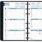Blueline Essential Weekly Planner. 8" x 5" , Bilingual, Black - C510081BTX