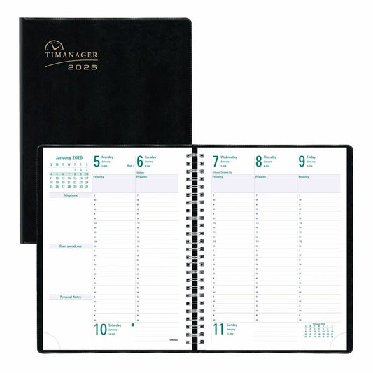 AGENDA TIMANAGER ENG.BLACK