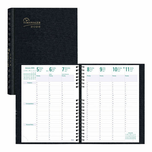 DIARY COILPRO WEEKLY 11X8.5 ENGL.