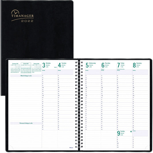 Blueline Six Day Appointment Diary