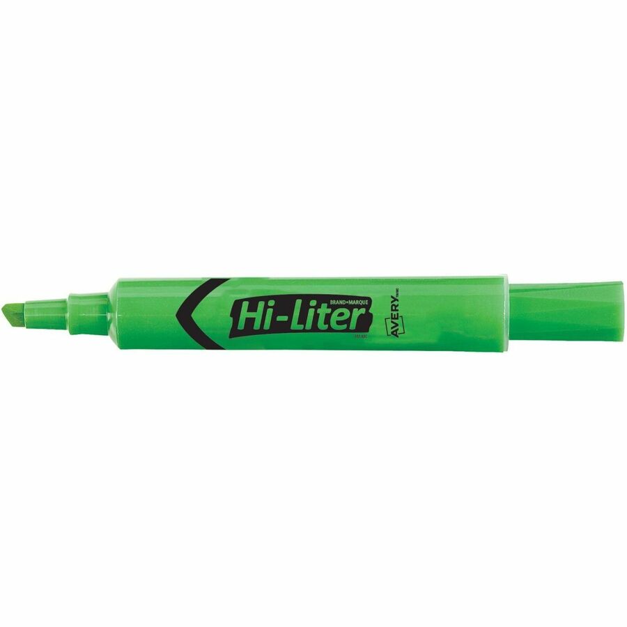 Avery&reg; Desk Style HI-LITER&reg;, Fluorescent Green - C83504