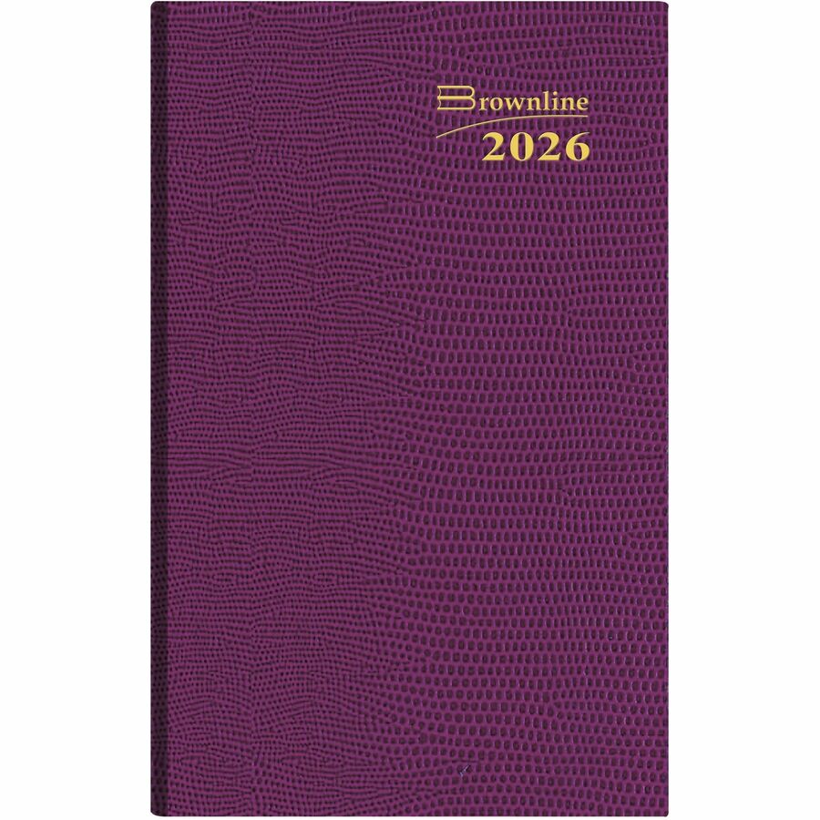 Brownline Daily Pocket Planner, 4-3/4" x 3" , English, Assorted Colours - CB301ASX