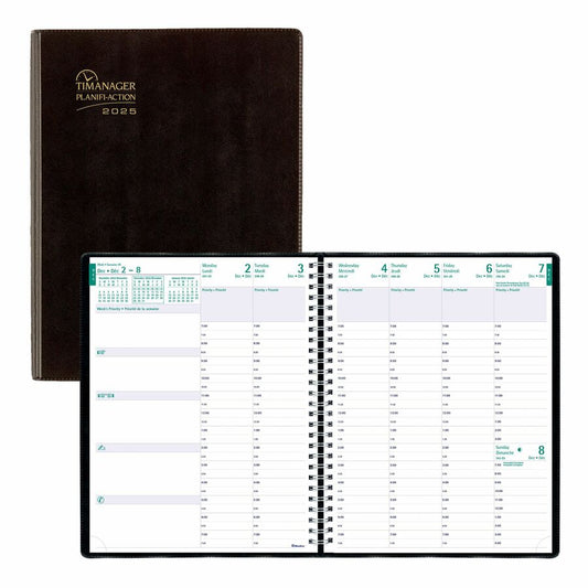 AGENDA SPI.10.5X8.25 BIL.BLK