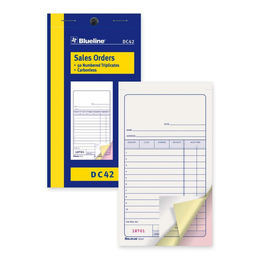 Blueline Sales Order Book