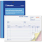 Blueline Bilingual Invoice Book - DCB37