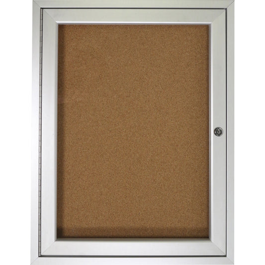 Ghent 1-door Enclosed Indoor Bulletin Board