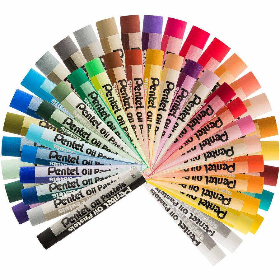 Pentel Arts Oil Pastels - 50 Colour Set - PHN-50