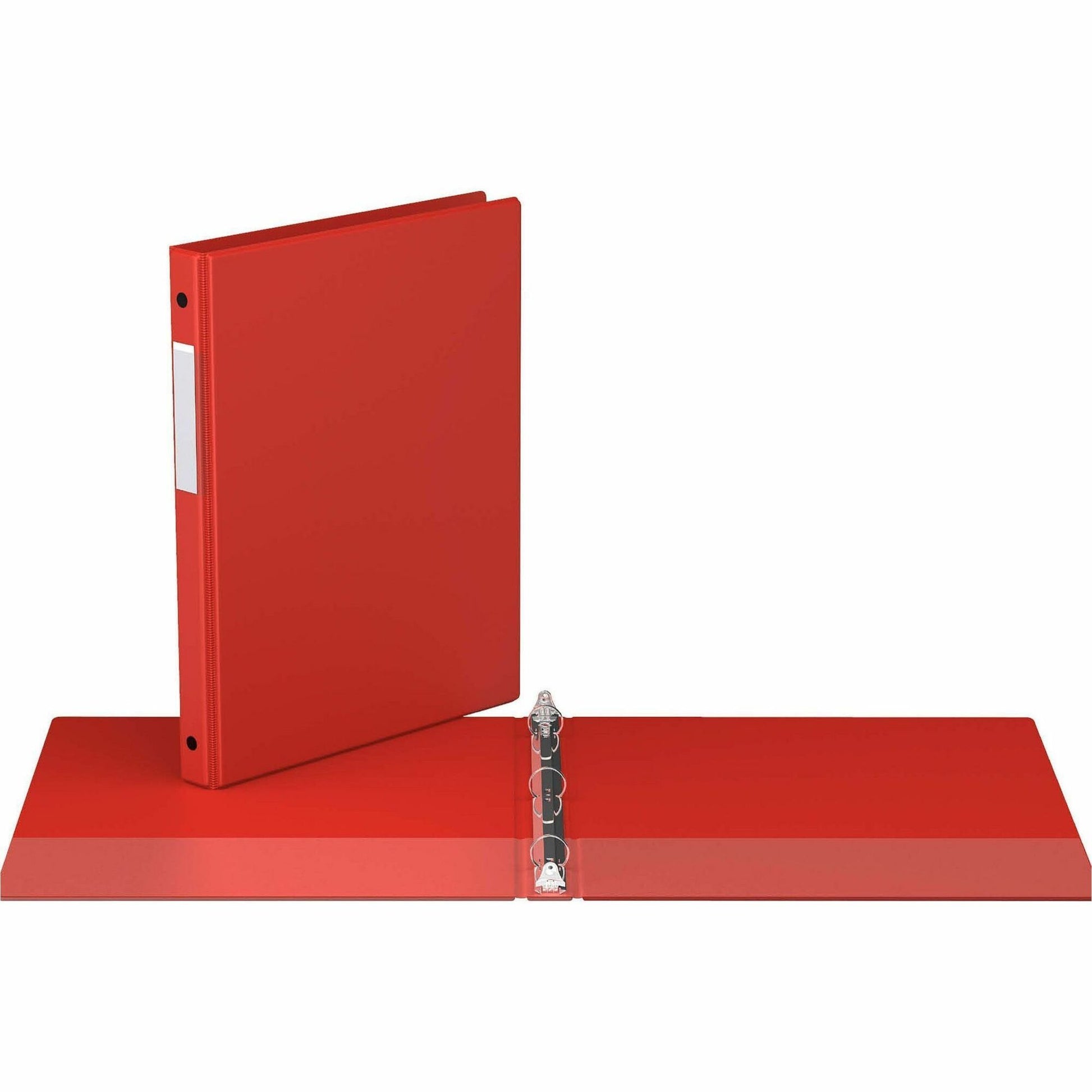 Davis Group Premium Economy, Round Ring, Binder, (Red, 5/8")