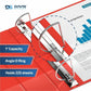 Davis Premium Economy, Angle D Ring, Binder, (Red, 1") - 230103