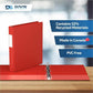 Davis Group Premium Economy, Angle D Ring, Binder, (Red, 1") - 230103