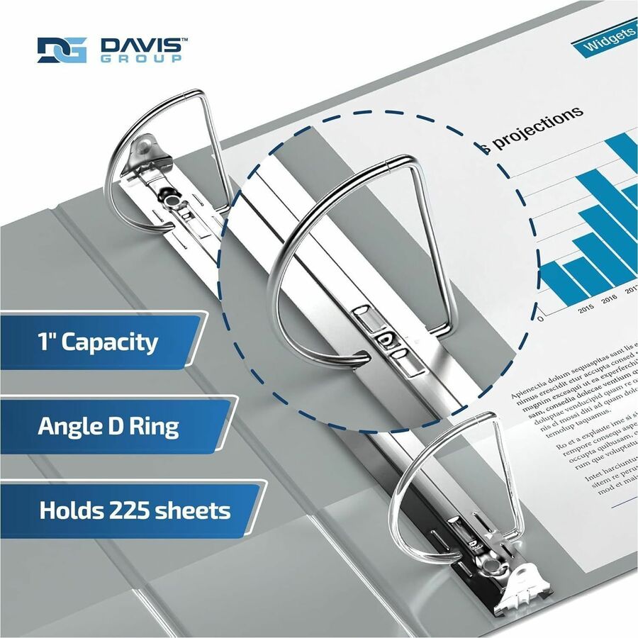 Davis Group Essential Angle D-Ring Binder - 230107
