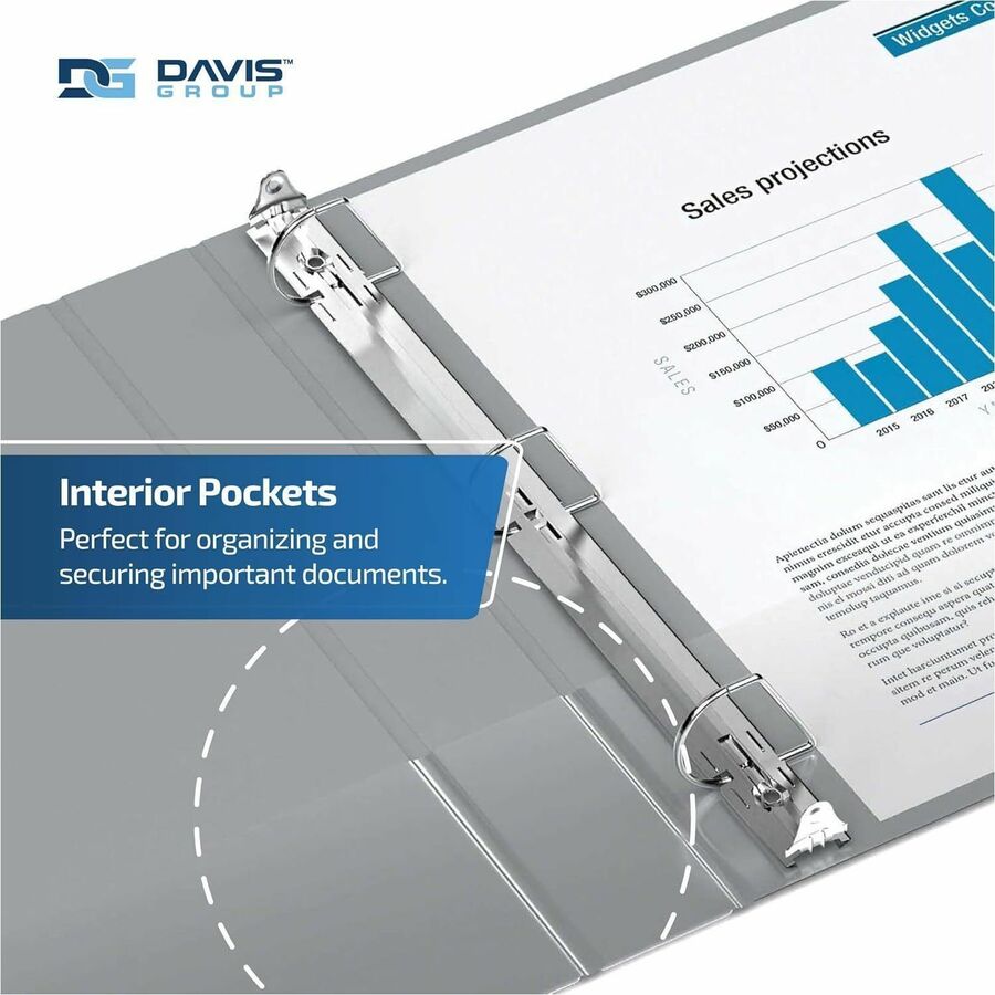 Davis Group Essential Angle D-Ring Binder - 230107