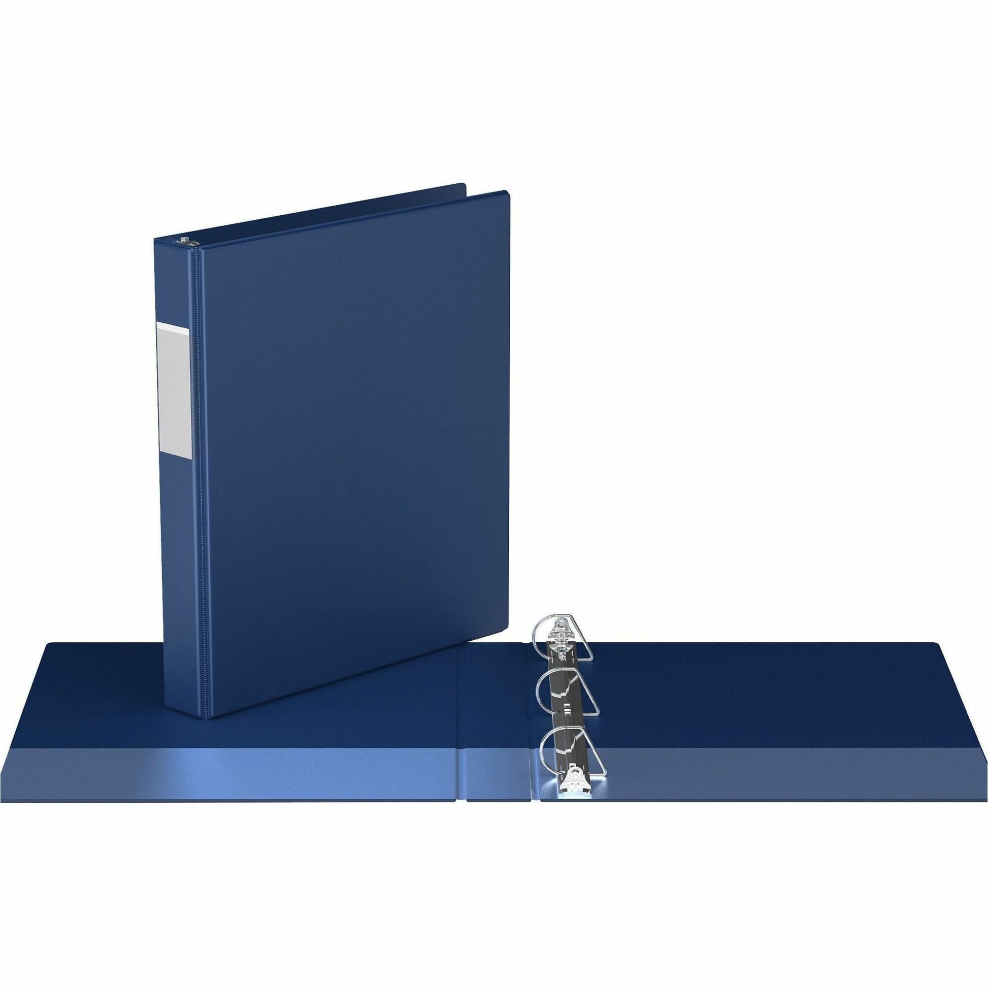 Davis Premium Economy, Angle D Ring, Binder, (Royal Blue, 1")