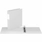 Davis Group Premium Economy, Angle D Ring, Binder, (White, 1.5")