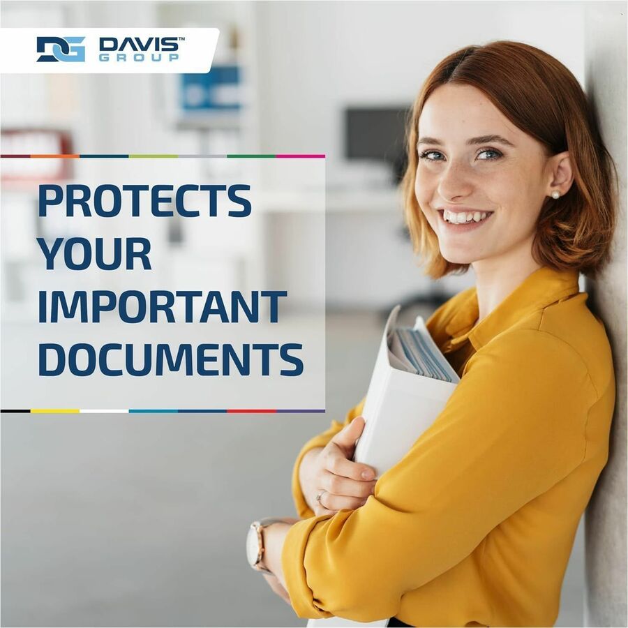 Davis Premium Economy, Angle D Ring, Binder, (White, 1.5") - 230200