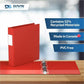 Davis Group Premium Economy, Angle D Ring, Binder, (Red, 1.5") - 230203