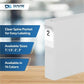 Davis Group Premium Economy, Angle D Ring, Binder, (White, 2") - 230400