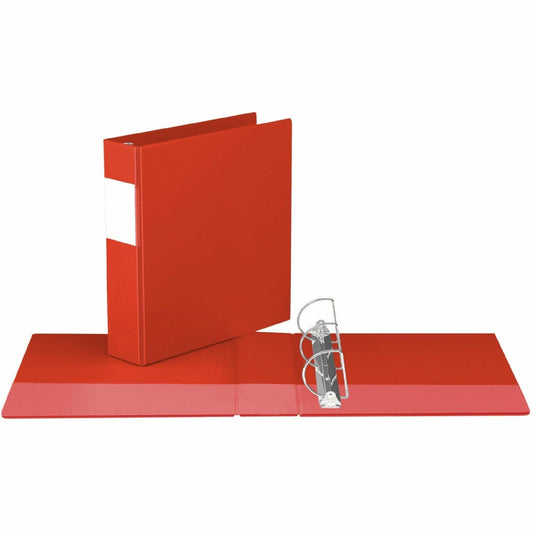 Davis Group Premium Economy, Angle D Ring, Binder, (Red, 2")