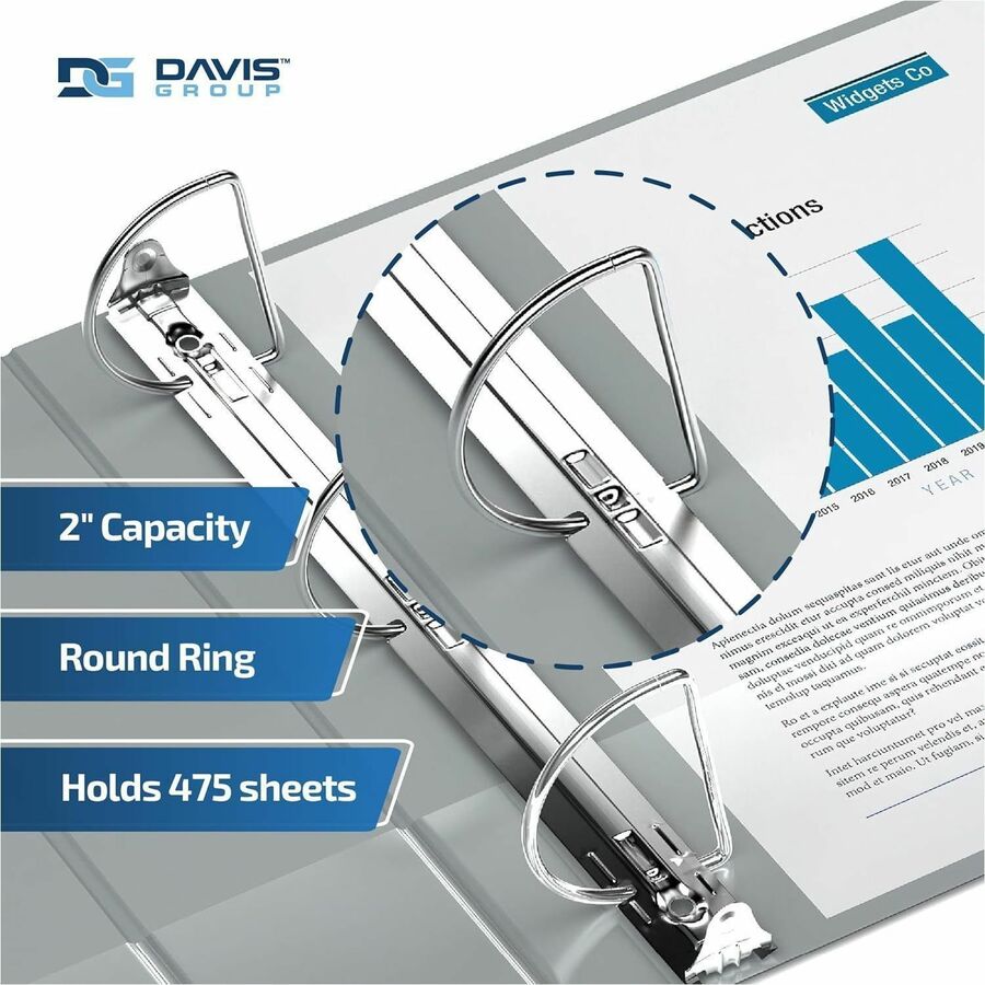 Davis Group Essential Angle D-Ring Binder - 230407