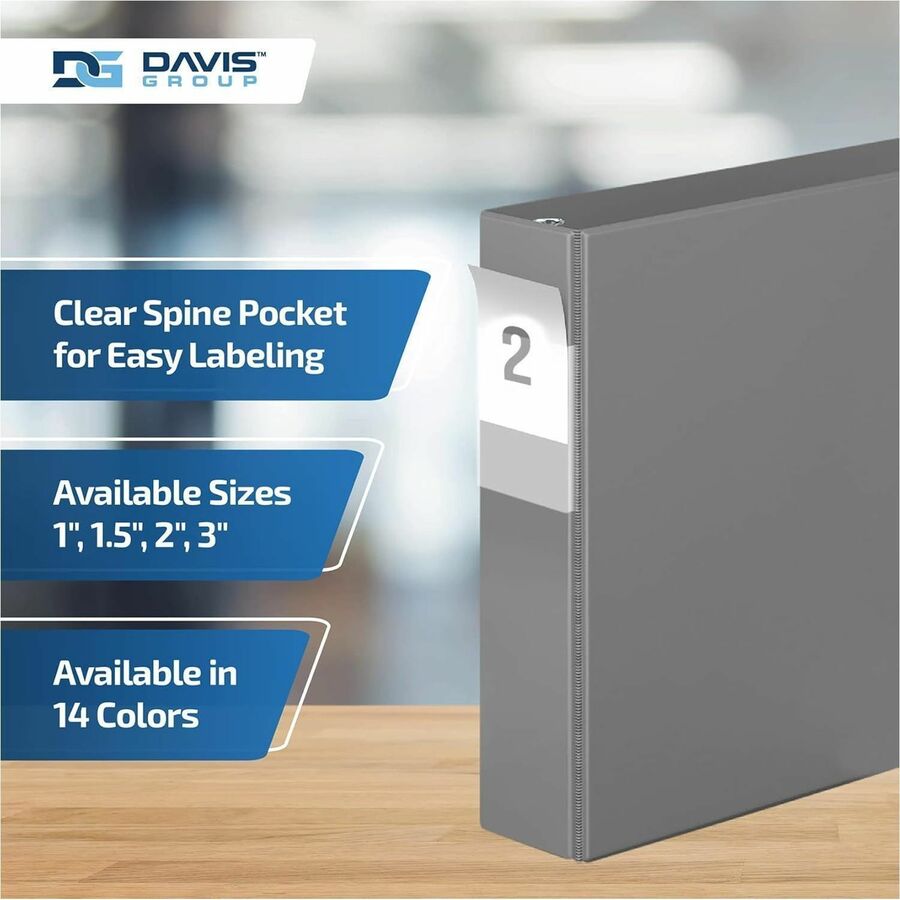 Davis Group Essential Angle D-Ring Binder - 230407
