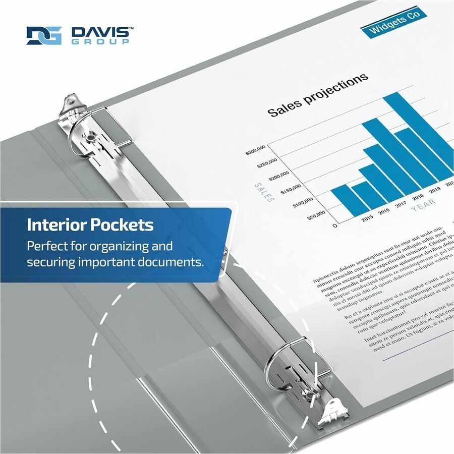 Davis Group Essential Angle D-Ring Binder - 230407