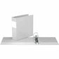 Davis Group Premium Economy, Angle D Ring, Binder, (White, 3")