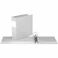 Davis Premium Economy, Angle D Ring, Binder, (White, 3")