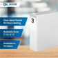 Davis Premium Economy, Angle D Ring, Binder, (White, 3") - 230500