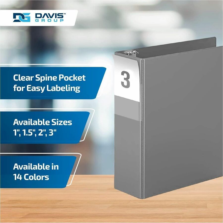 Davis Group Essential Angle D-Ring Binder - 230507