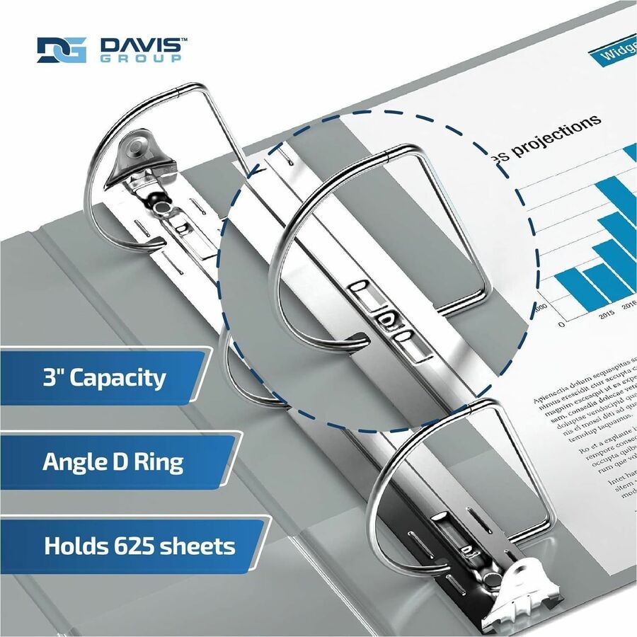 Davis Group Essential Angle D-Ring Binder - 230507