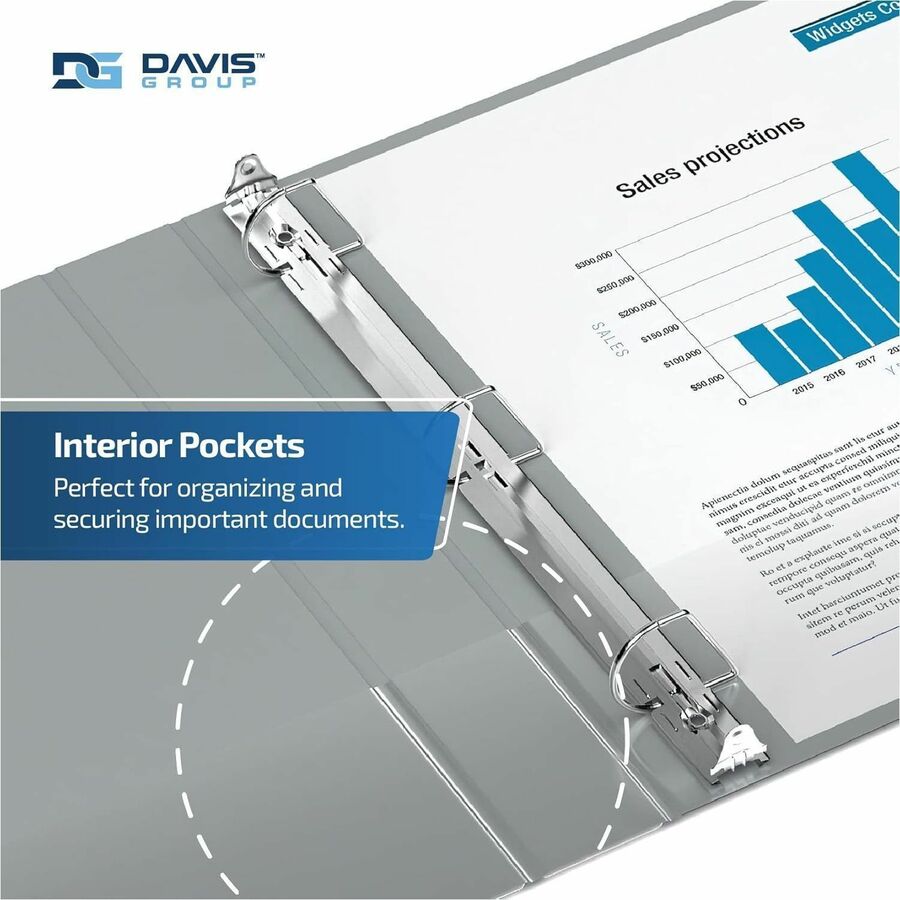 Davis Group Essential Angle D-Ring Binder - 230507
