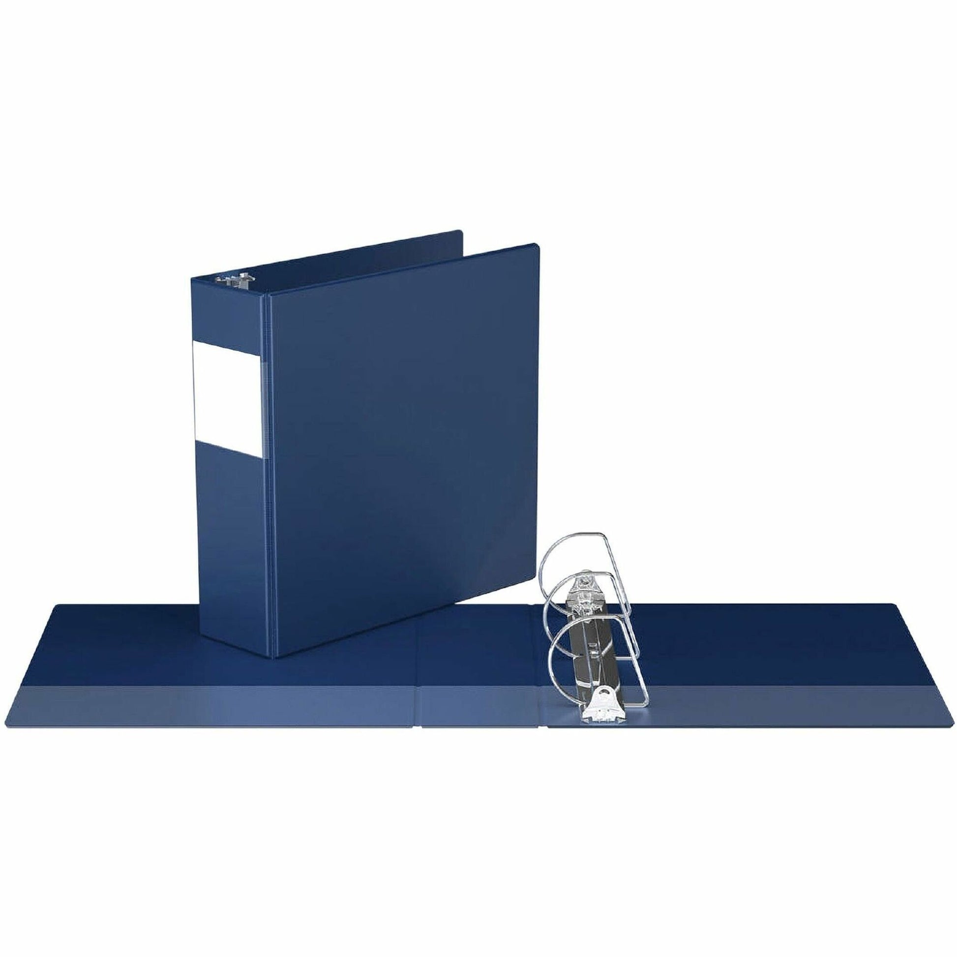 Davis Premium Economy, Angle D Ring, Binder, (Royal Blue, 3")