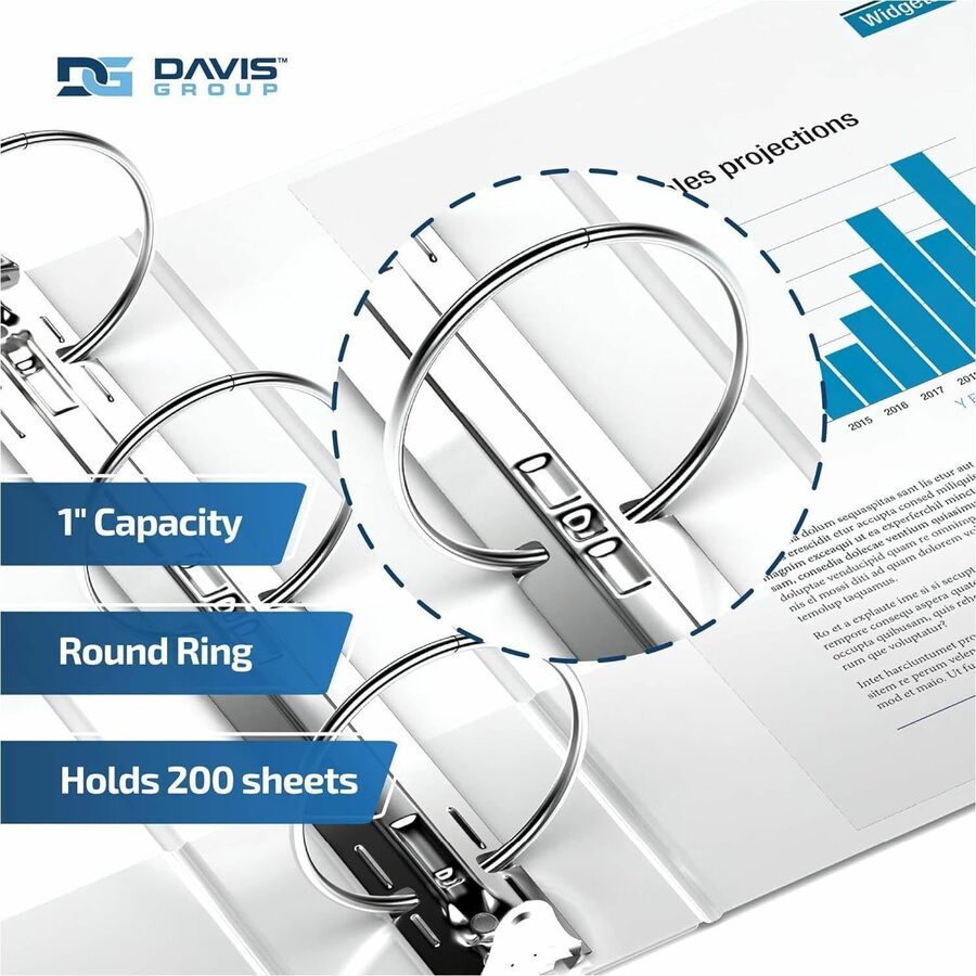 Davis Group&reg; Essential Premium Economy Round Ring Binder - 231100