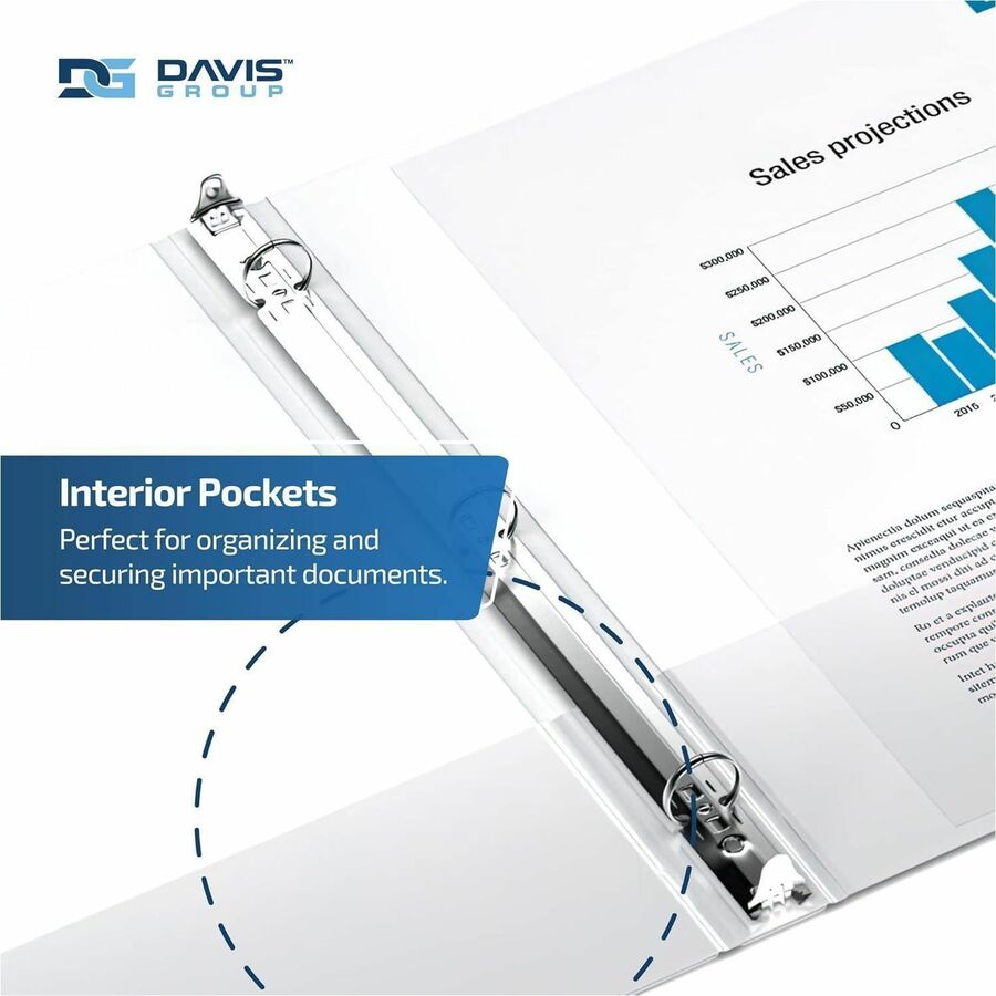 Davis Group&reg; Essential Premium Economy Round Ring Binder - 231100