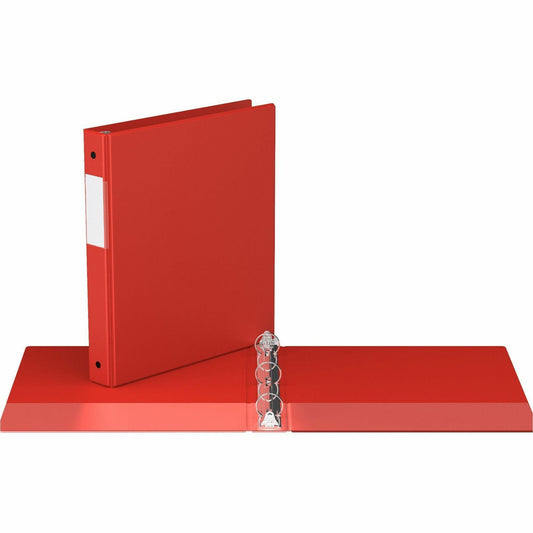 Davis Group Premium Economy, Round Ring, Binder, (Red, 1")