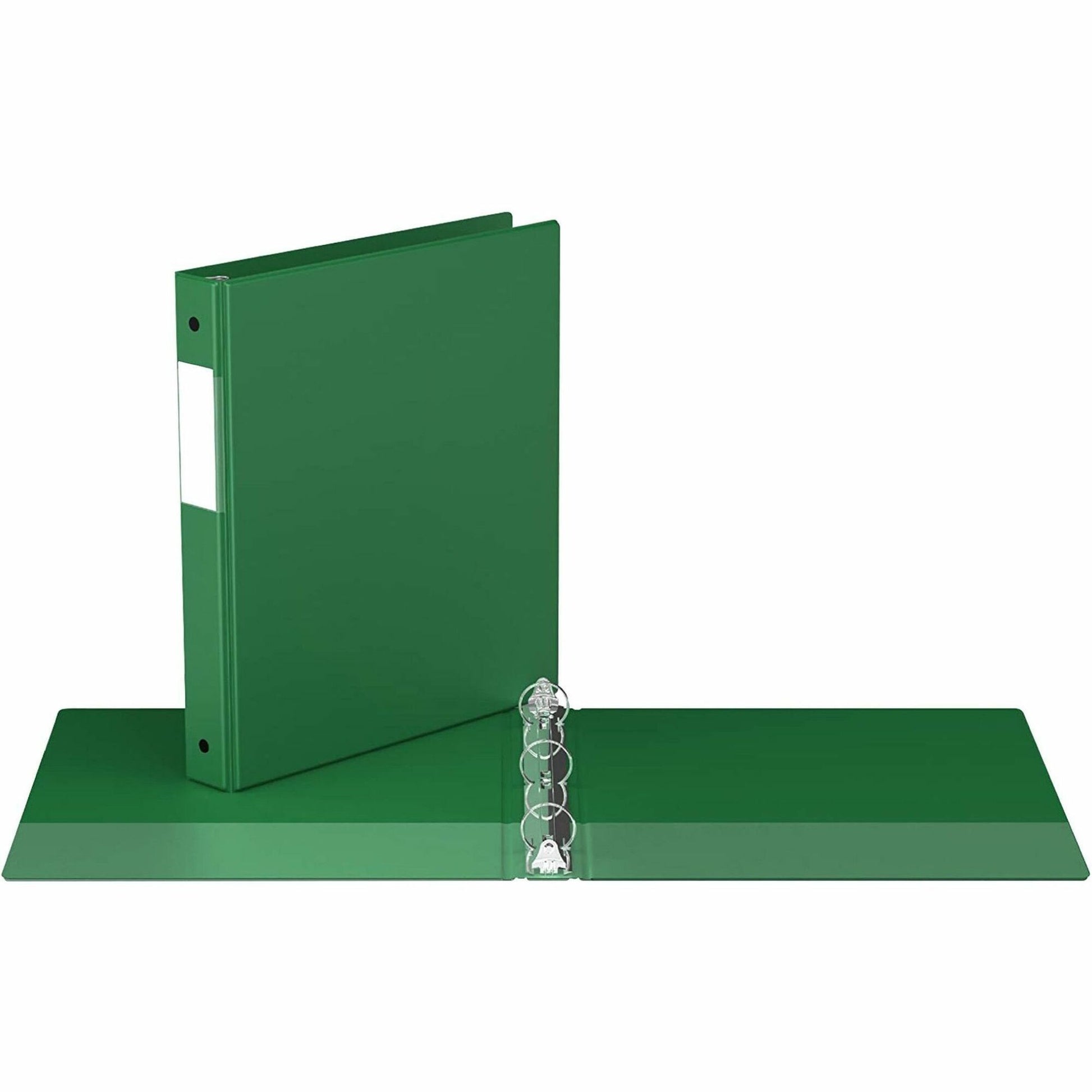Davis Group Premium Economy, Round Ring, Binder, (Green, 1")