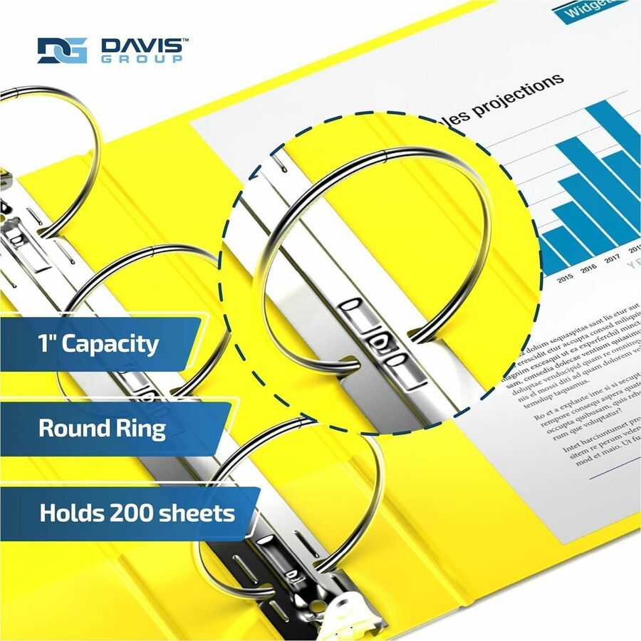 Davis Group&reg; Essential Premium Economy Round Ring Binder - 231105