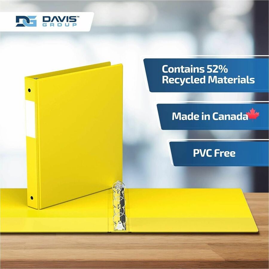 Davis Group&reg; Essential Premium Economy Round Ring Binder - 231105