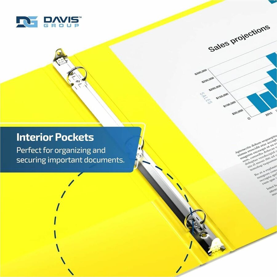 Davis Group&reg; Essential Premium Economy Round Ring Binder - 231105